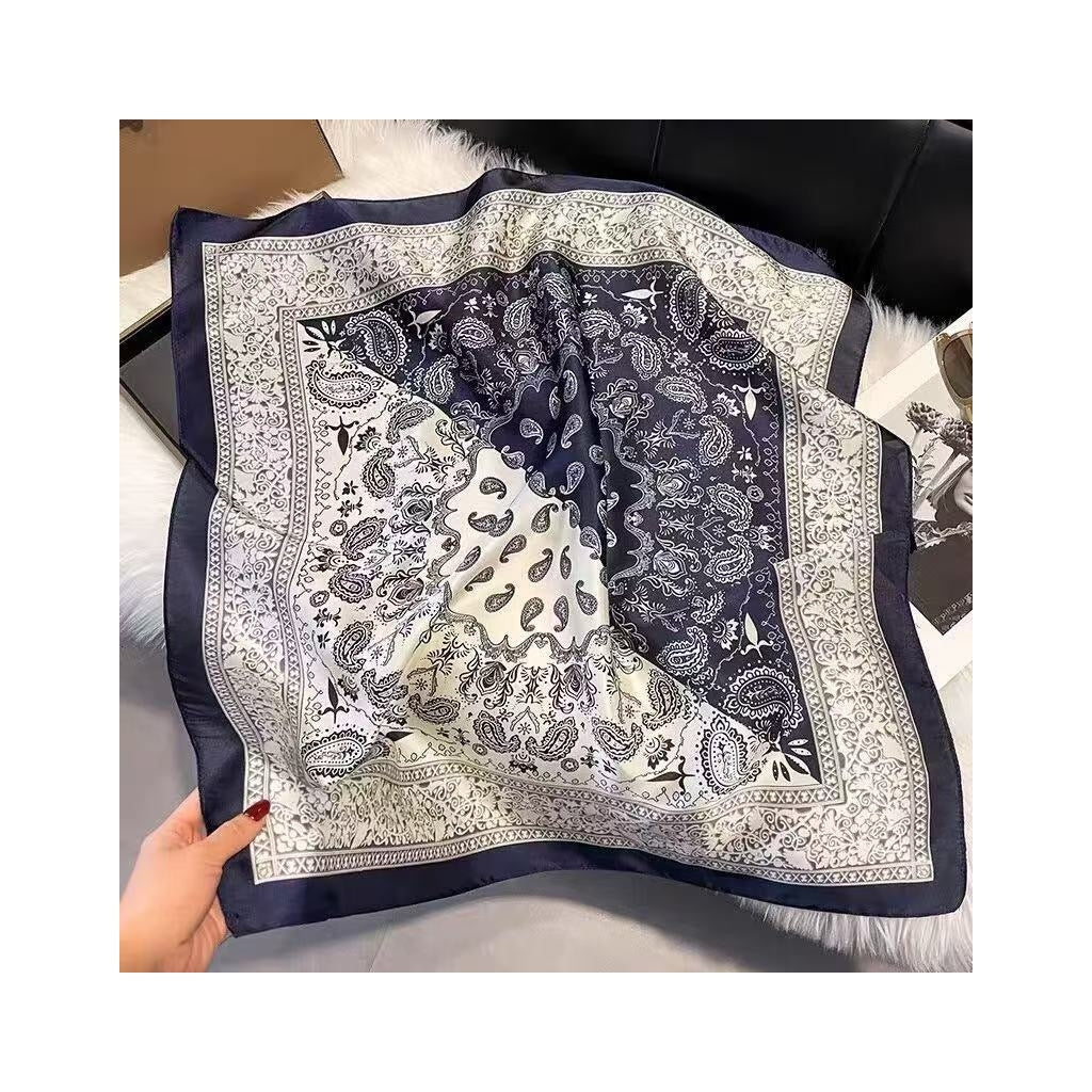 Silkeskjerf Bandanas - Marine