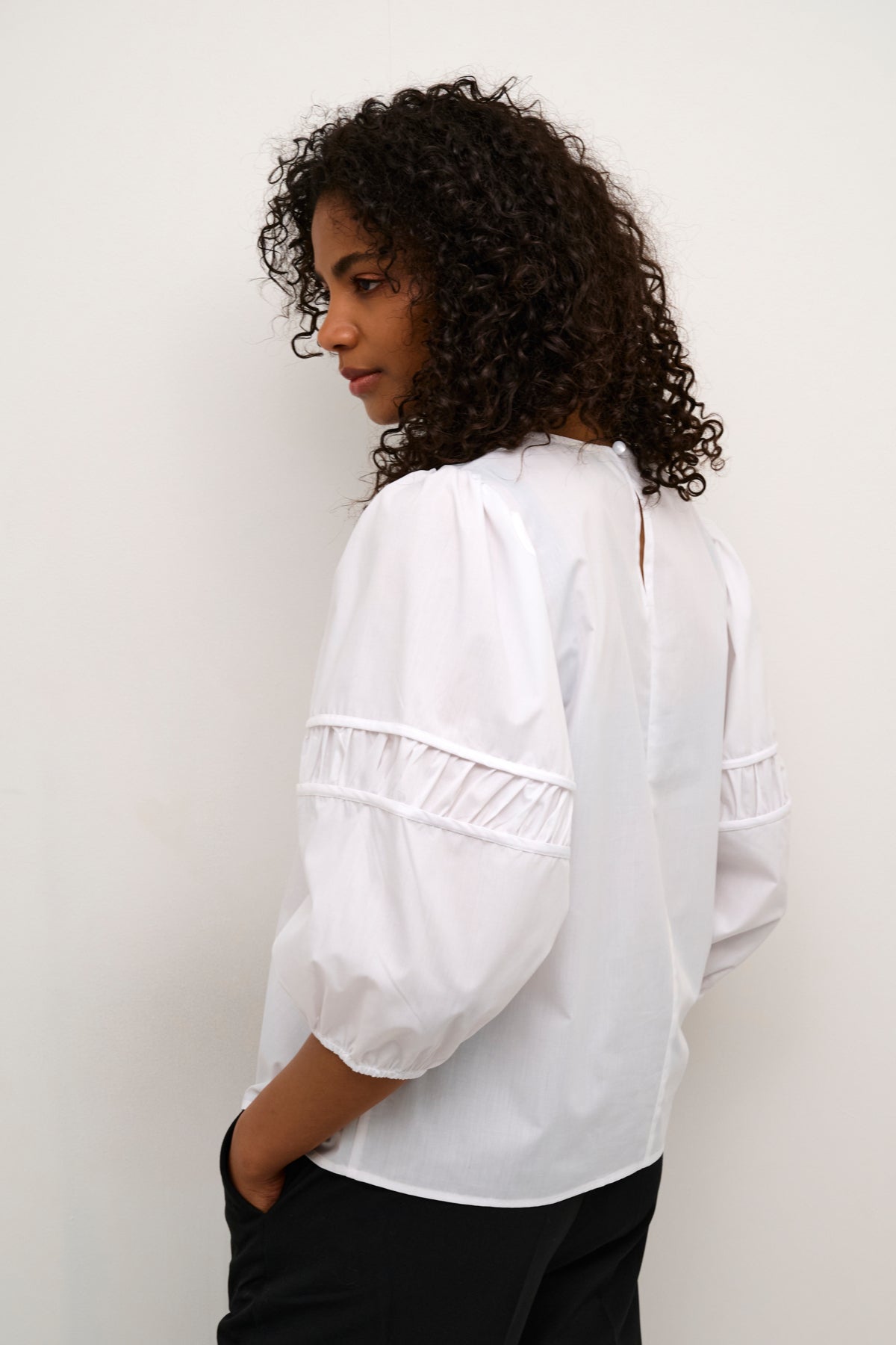 Kaffe Clothing KAemma Blouse Optical White