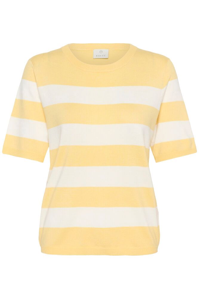 Kaffe Clothing KAlizza Straw/Chalk Wide Striped
