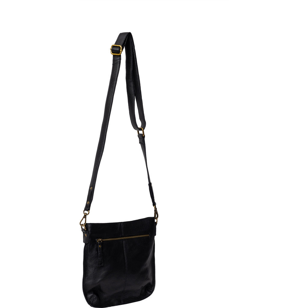 RE:DESIGNED Skinnveske Fillis Medium Crossover Black 100% Skinn