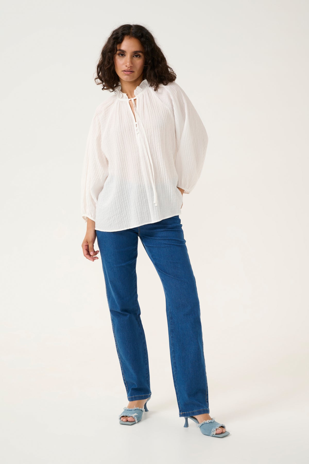 Kaffe Clothing KAlianna Blouse Chalk