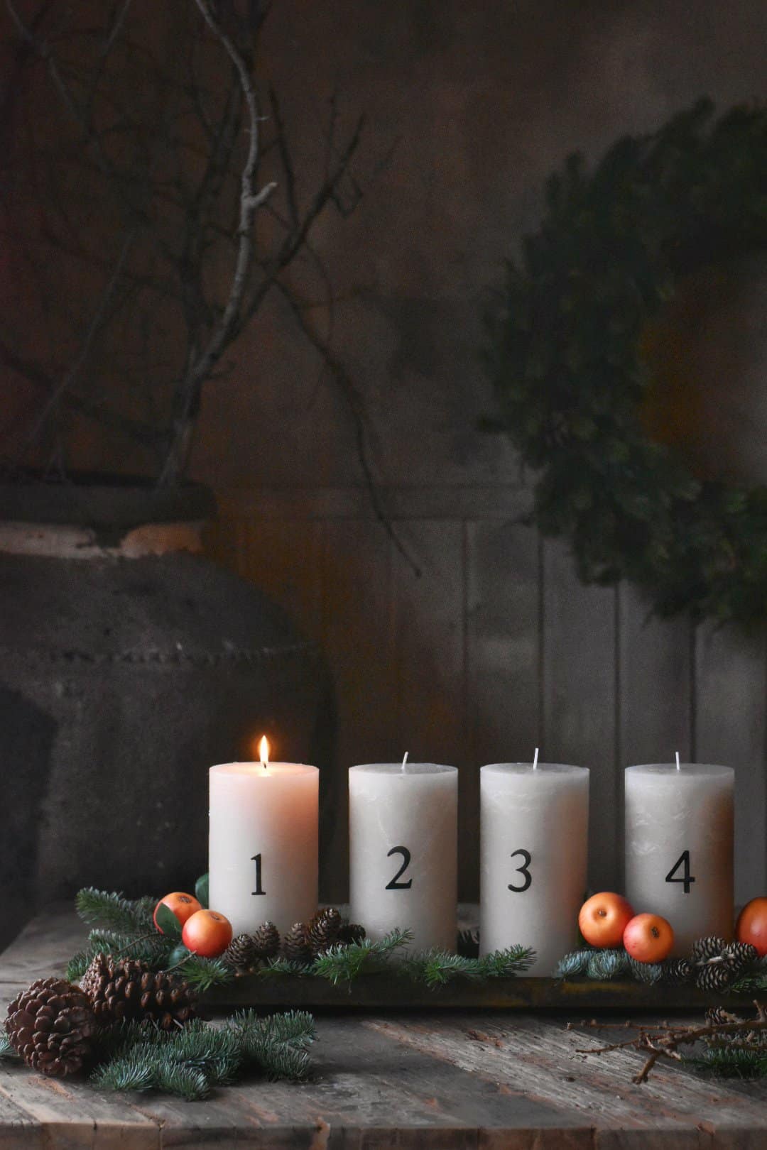 Lysfat Metall (45 cm)