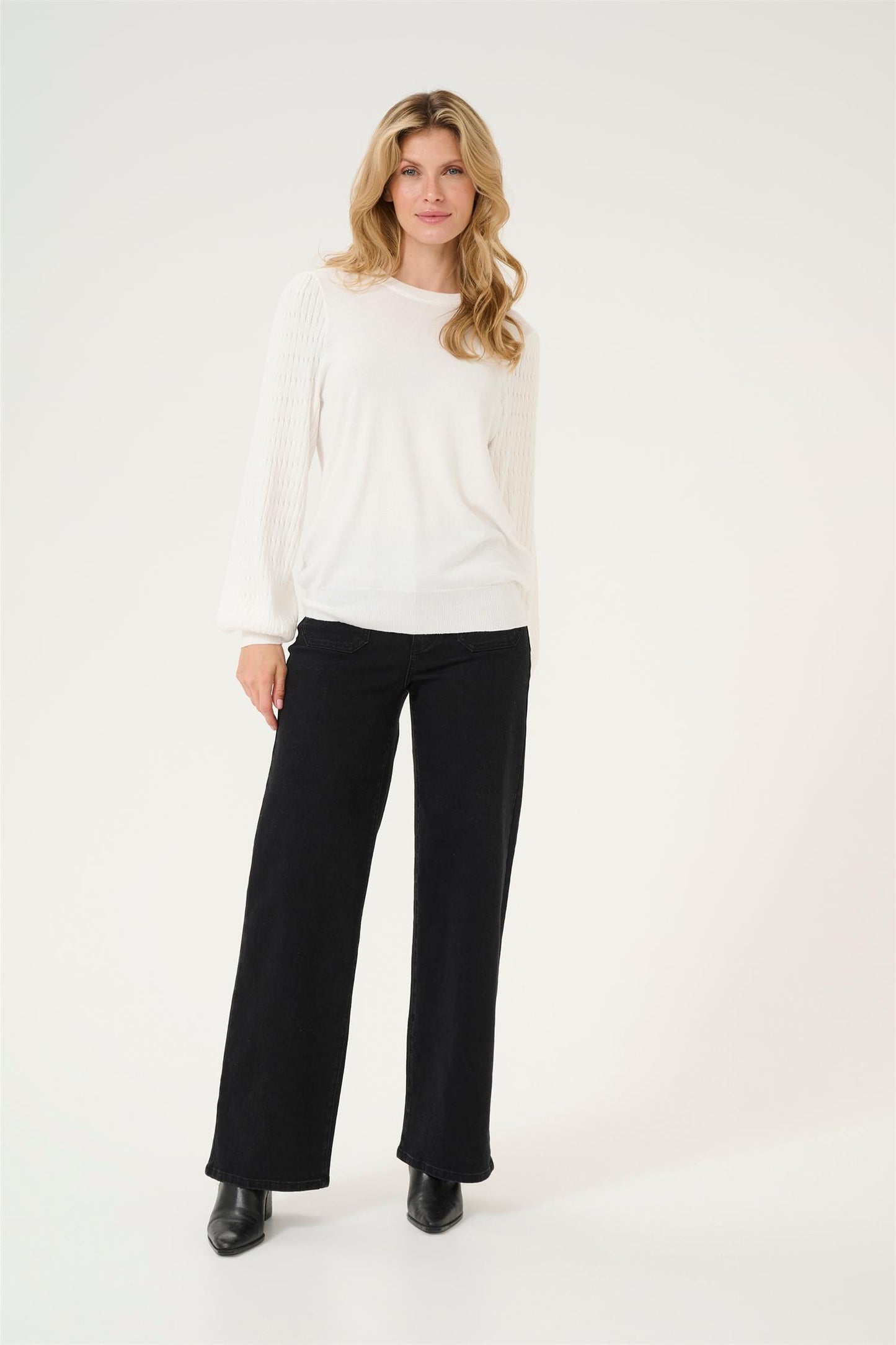 Kaffe Clothing KAnanna Pullover Chalk