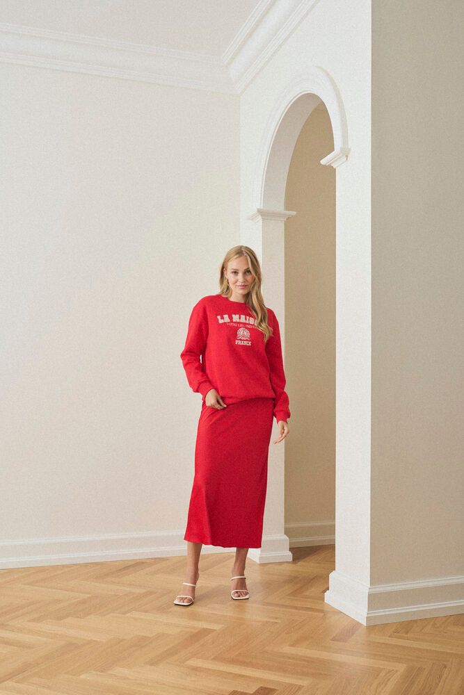 Kaffe Clothing KAberta sweatshirt True Red