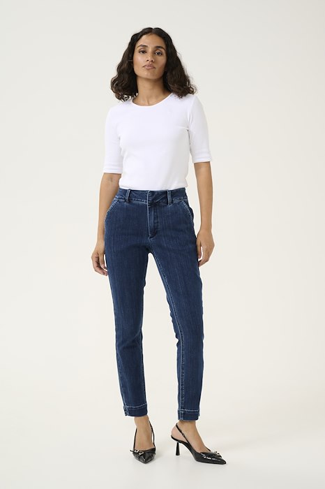 Kaffe Clothing KAlea Jeans 7/8 Dark Blue Denim