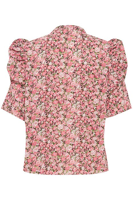 Ichi Ixnora MS Carmine Flower Print