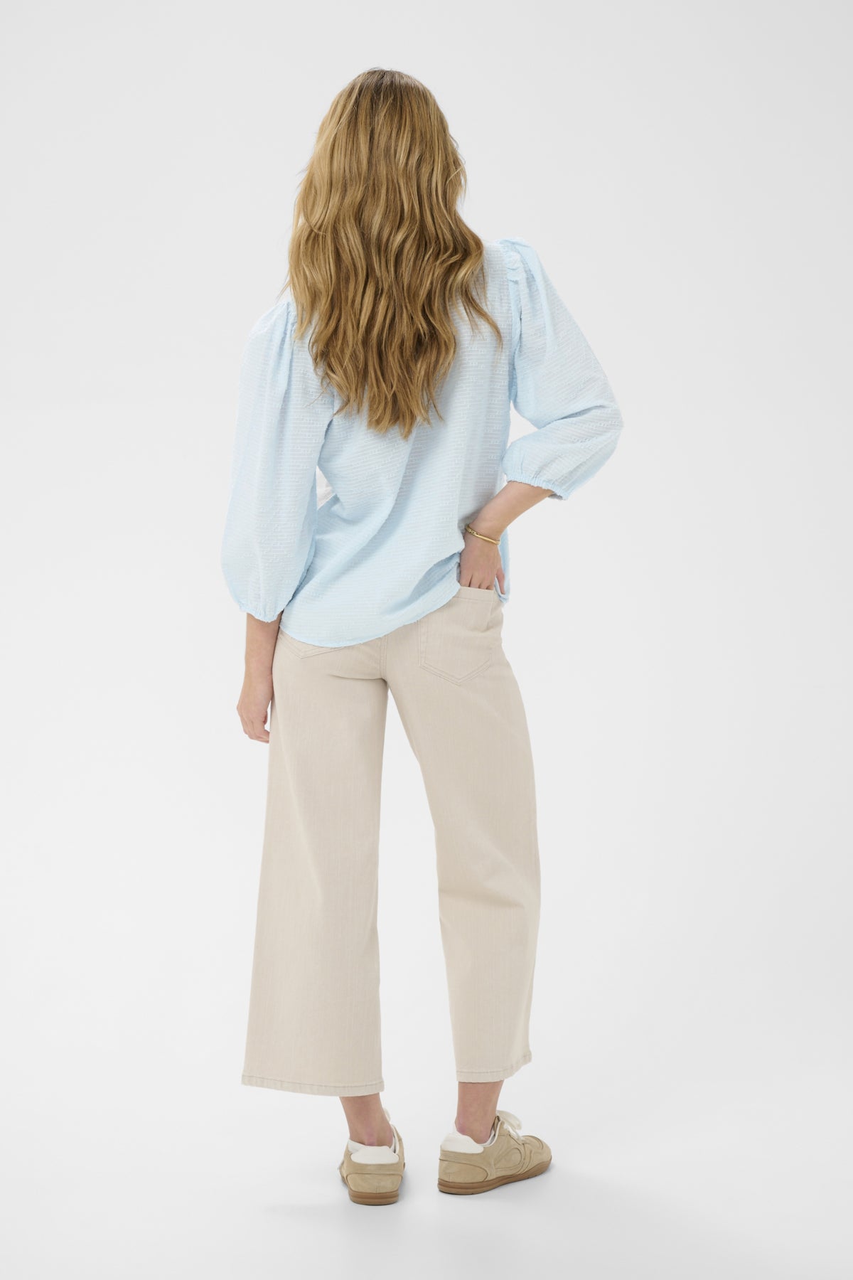 Kaffe Clothing KApenelope Blouse Nantucket Breeze