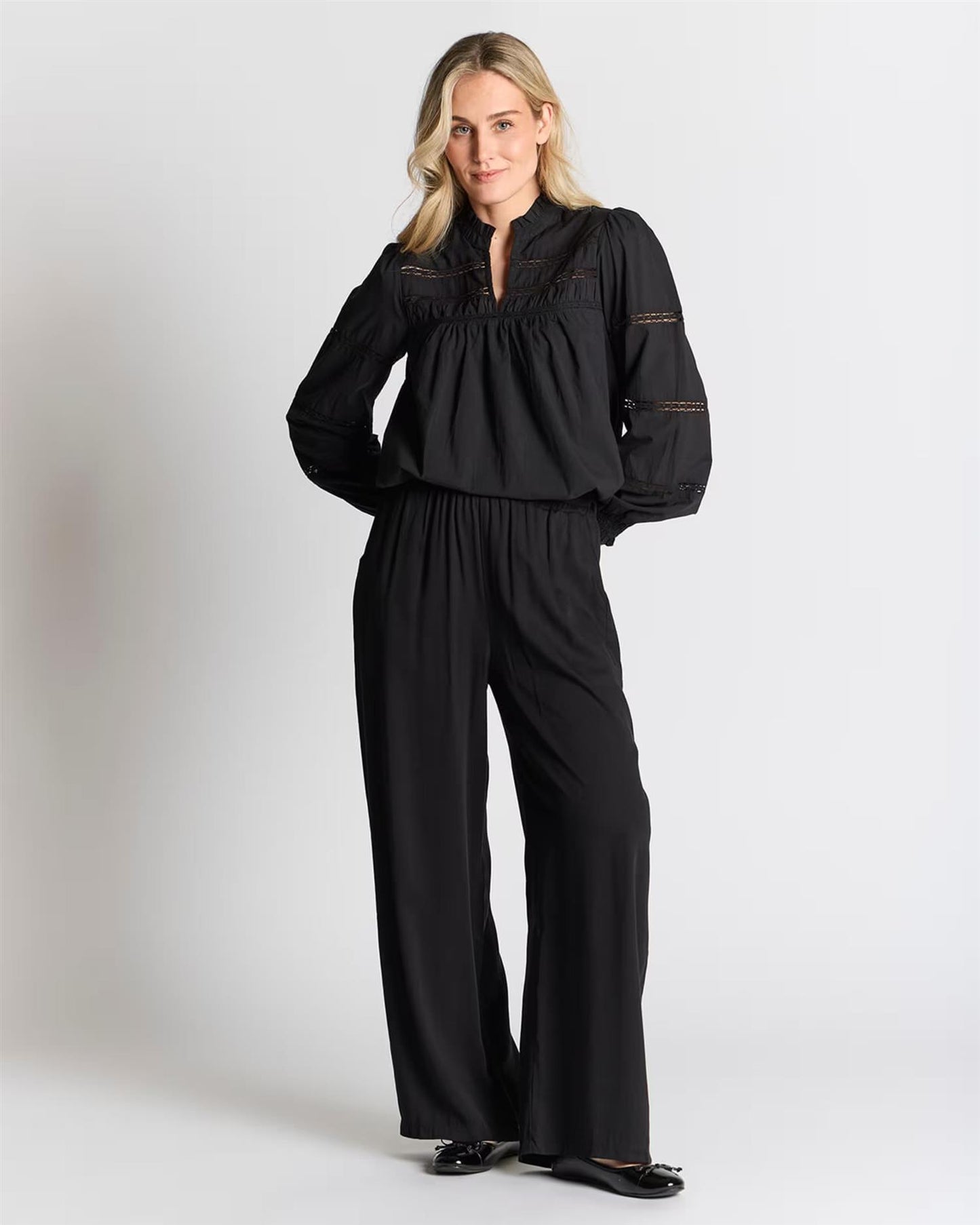 Floyd Donella Bluse Black