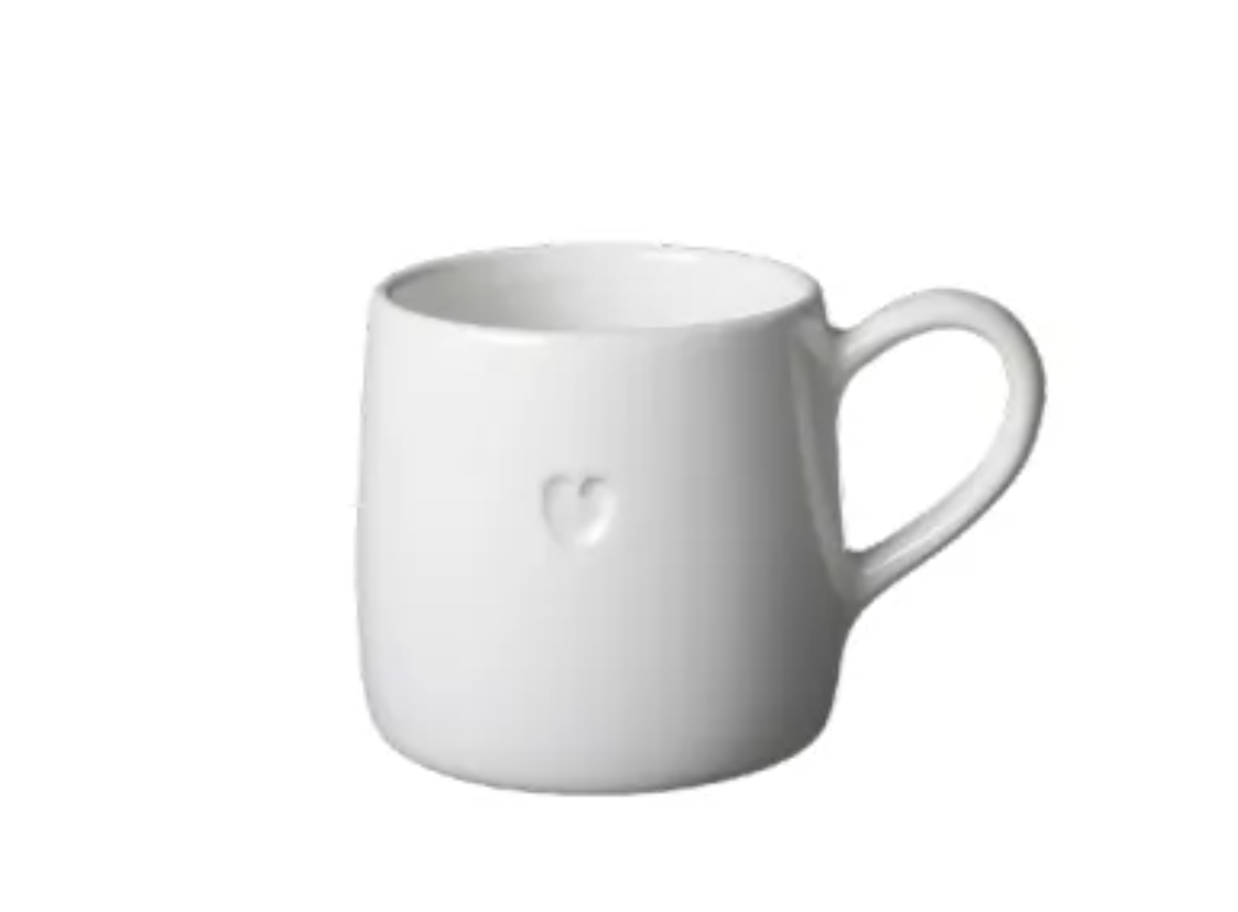 Bruka Design Krus M/Preget Hjerte