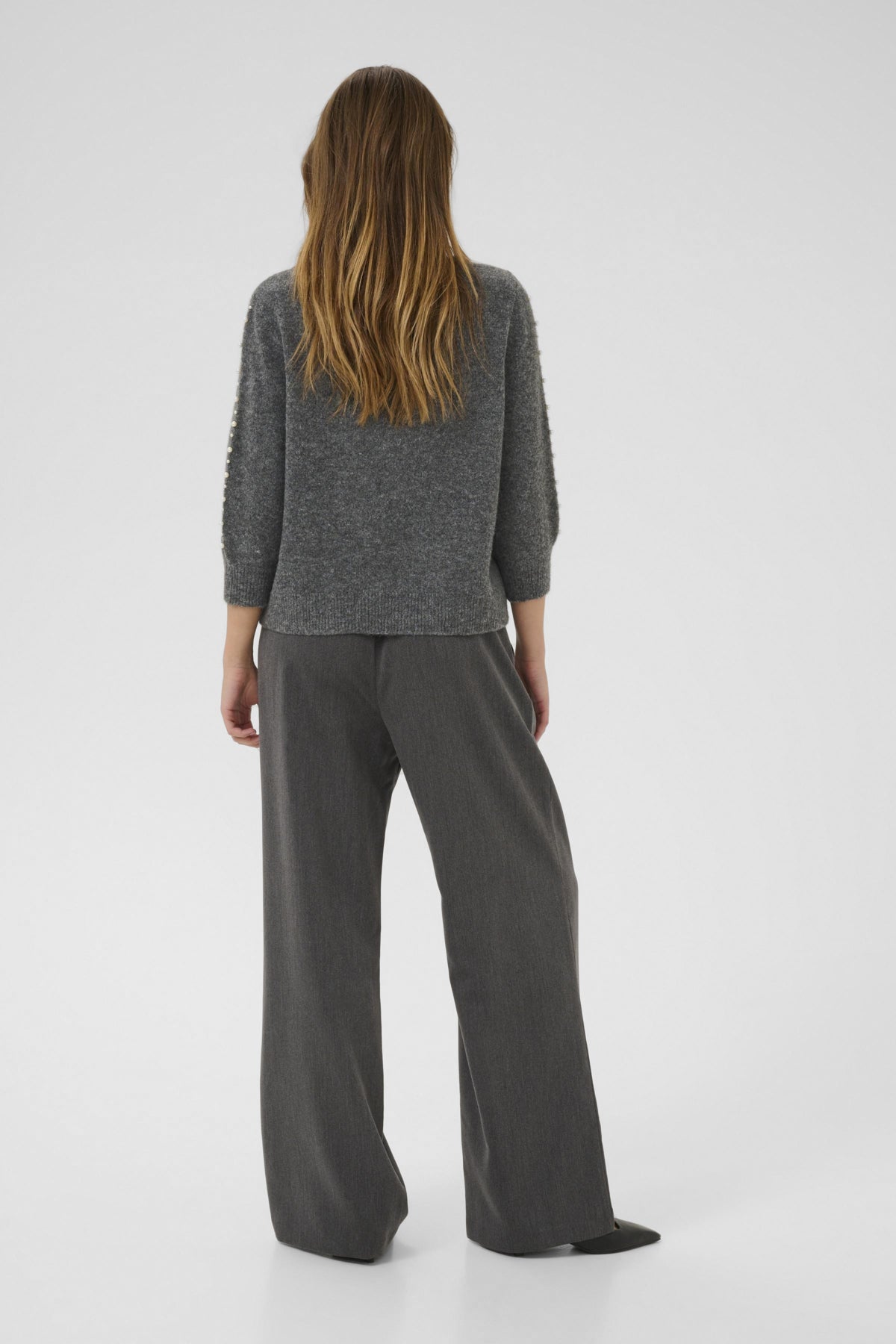 Kaffe Clothing KAbetty Pullover Grey Melange