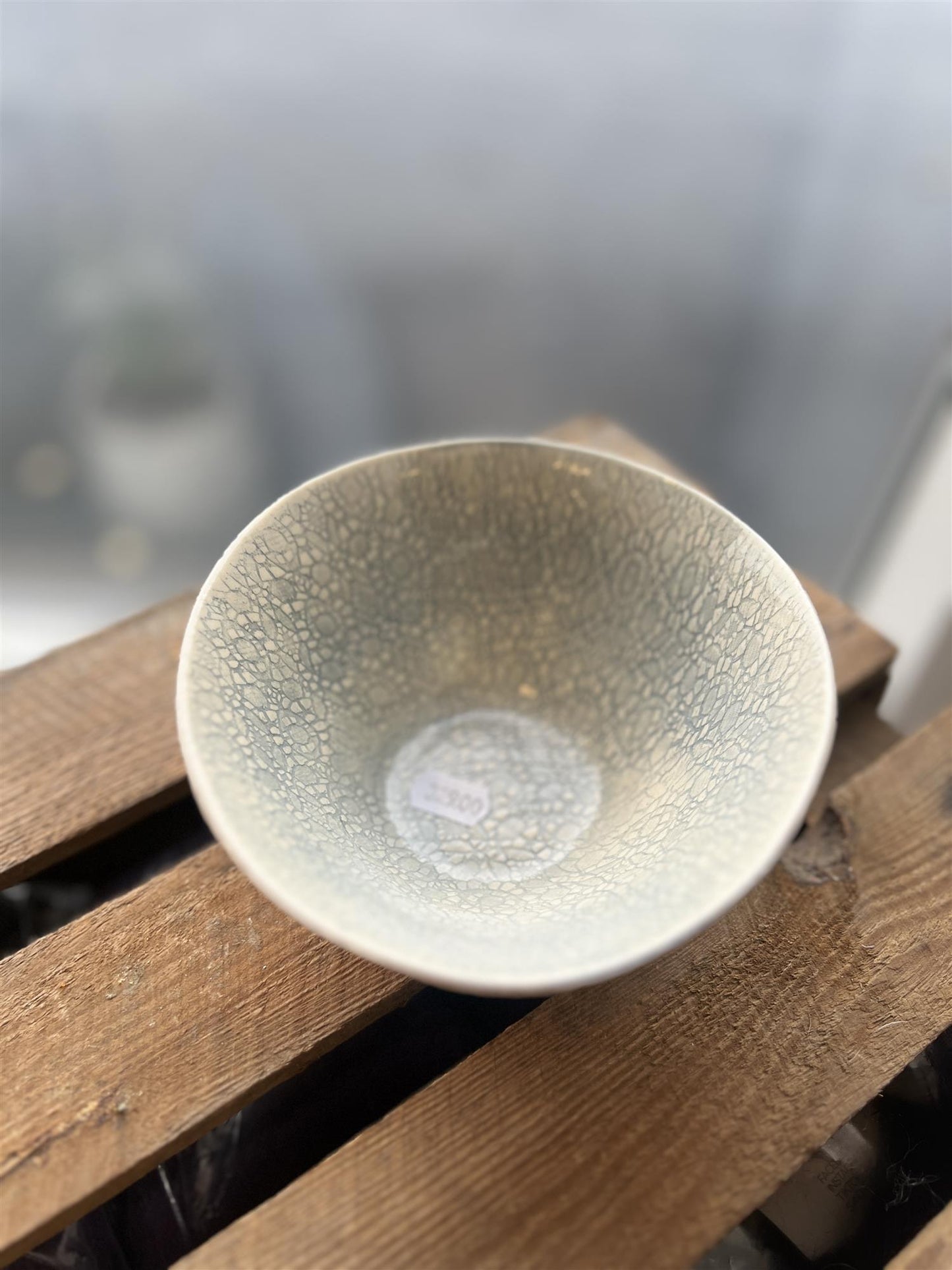 Wonki Ware Rund Skål Gråblå