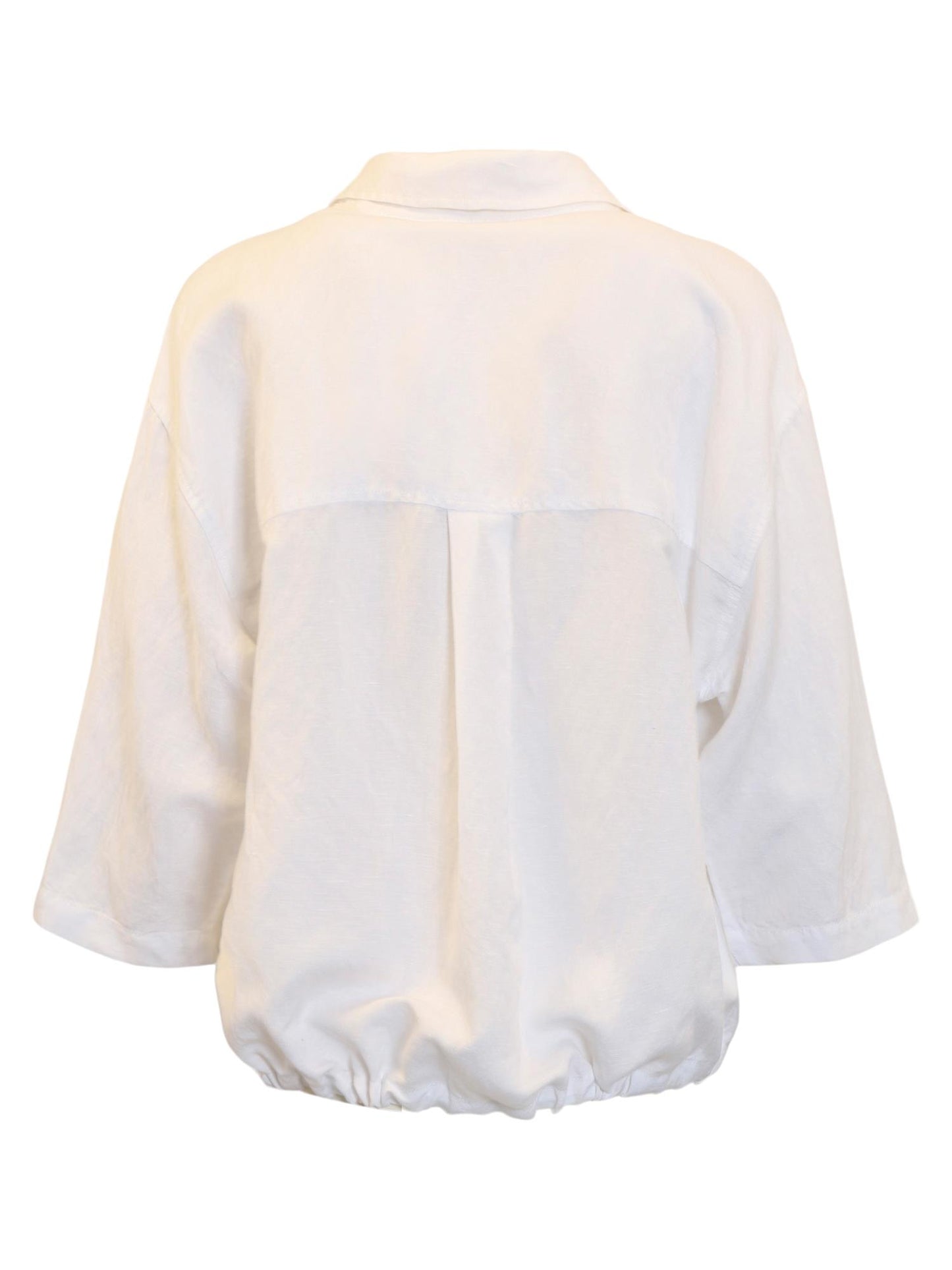 Brandtex Hvit linskjorte