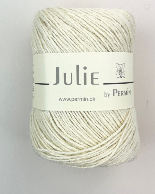 Julie Rå Hvit Jutegarn