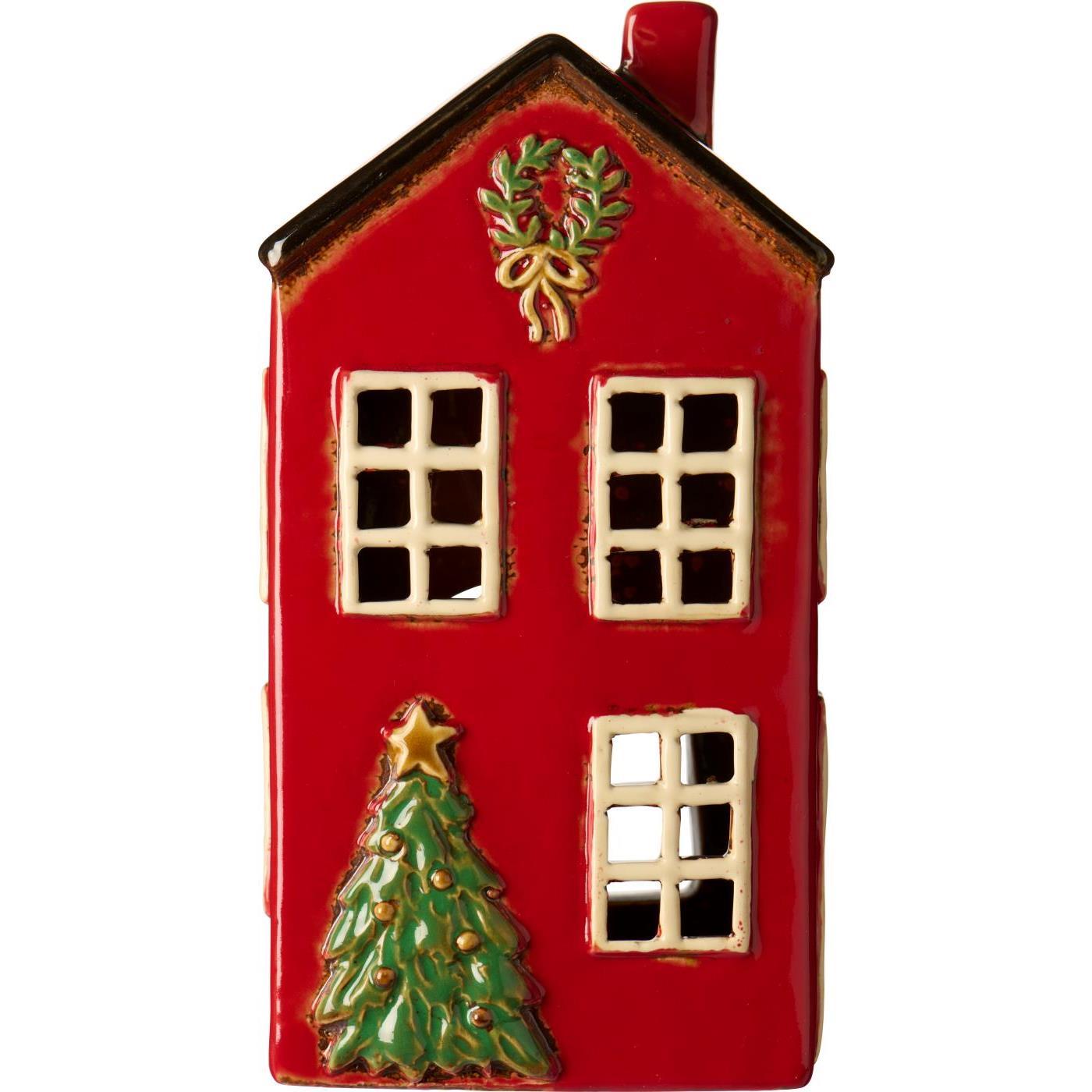 Ib Laursen Lyshus Juletre foran huset