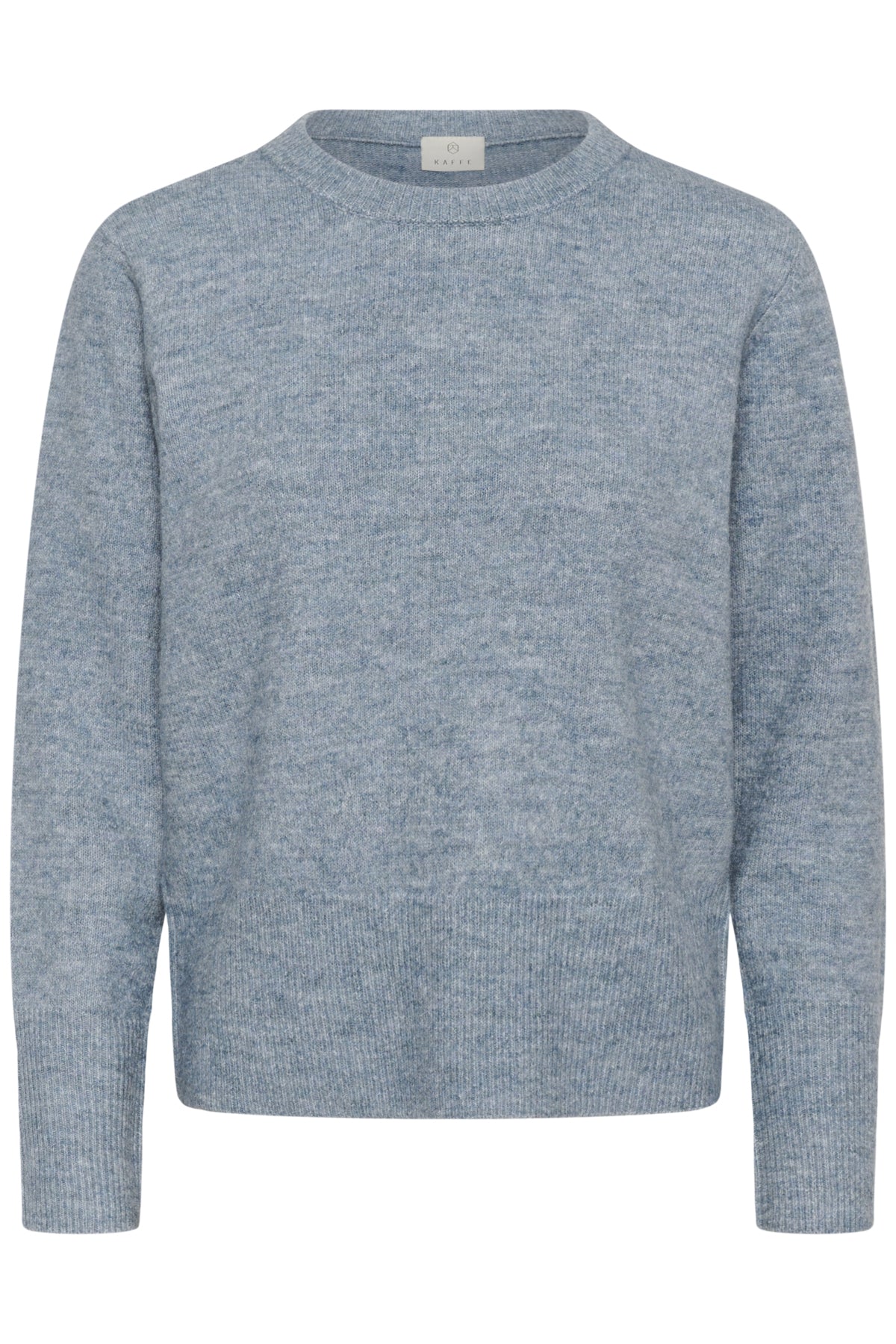 Kaffe Clothing KAniel Crew Neck Pullover Windward Blue