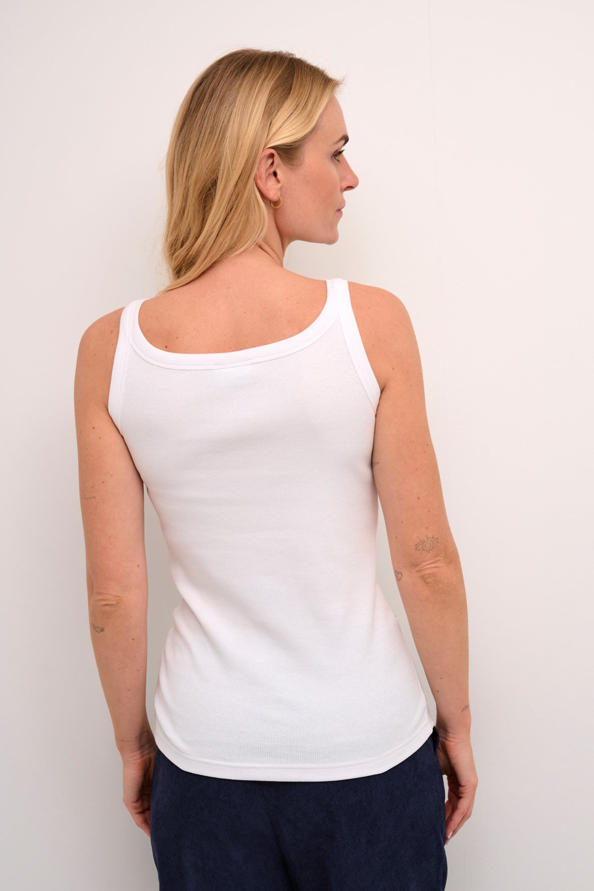 Kaffe Clothing KAcarna Tank Top White