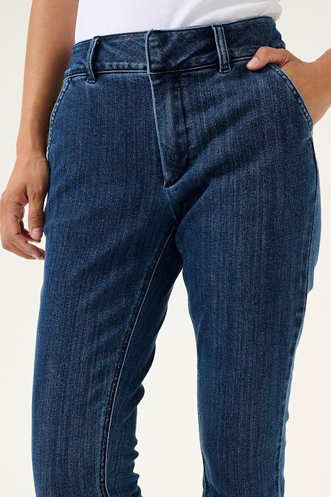 Kaffe Clothing KAlea Jeans 7/8 Dark Blue Denim