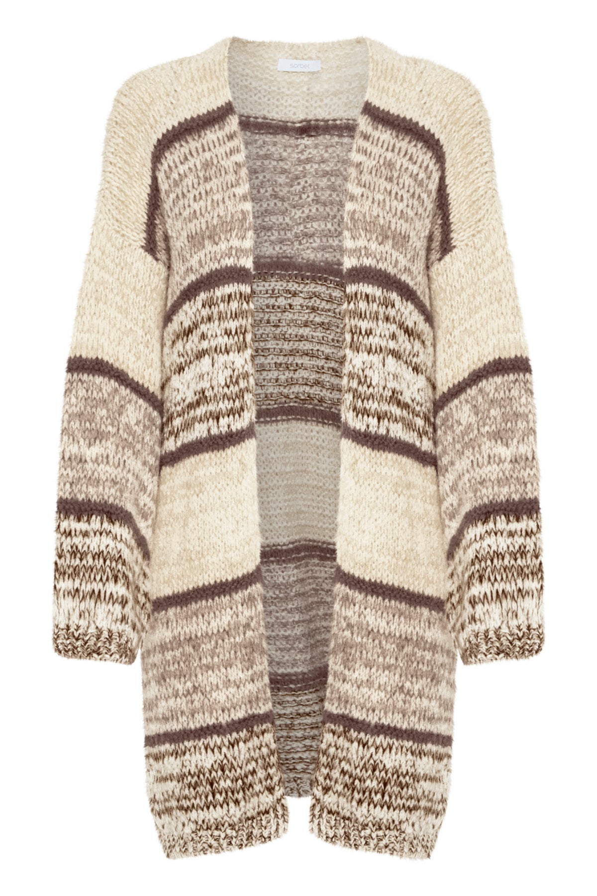 Sorbet SBleelo Knit Cardigan Chocolate Brown