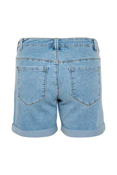Kaffe Clothing KAvicky Denim Shorts Light Blue
