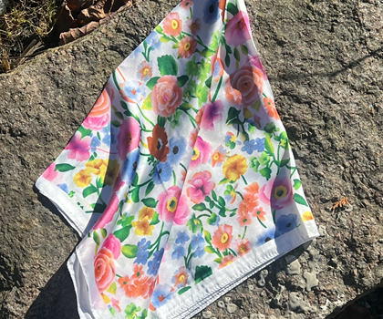 Nora Norway Scarf Summer White