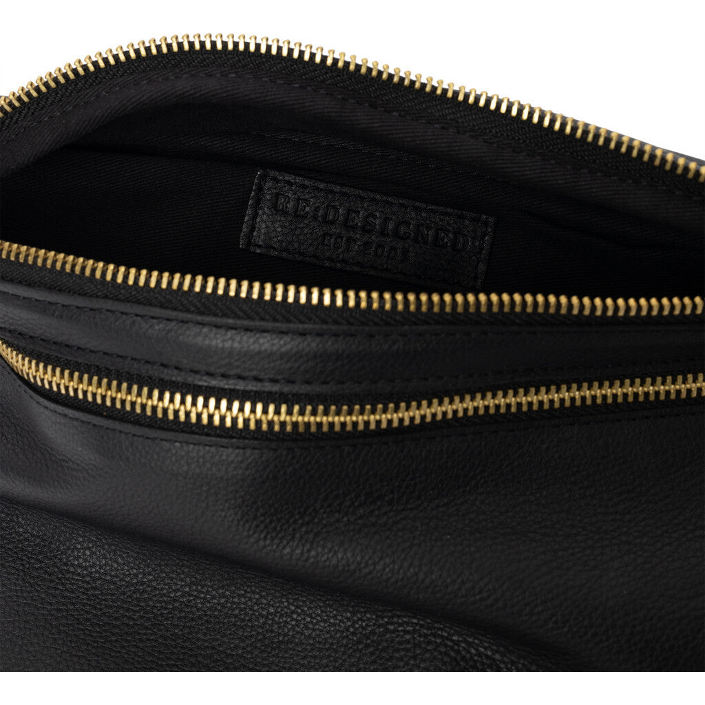 RE:DESIGNED Bumbag Faust Urban Sort 100% Skinn