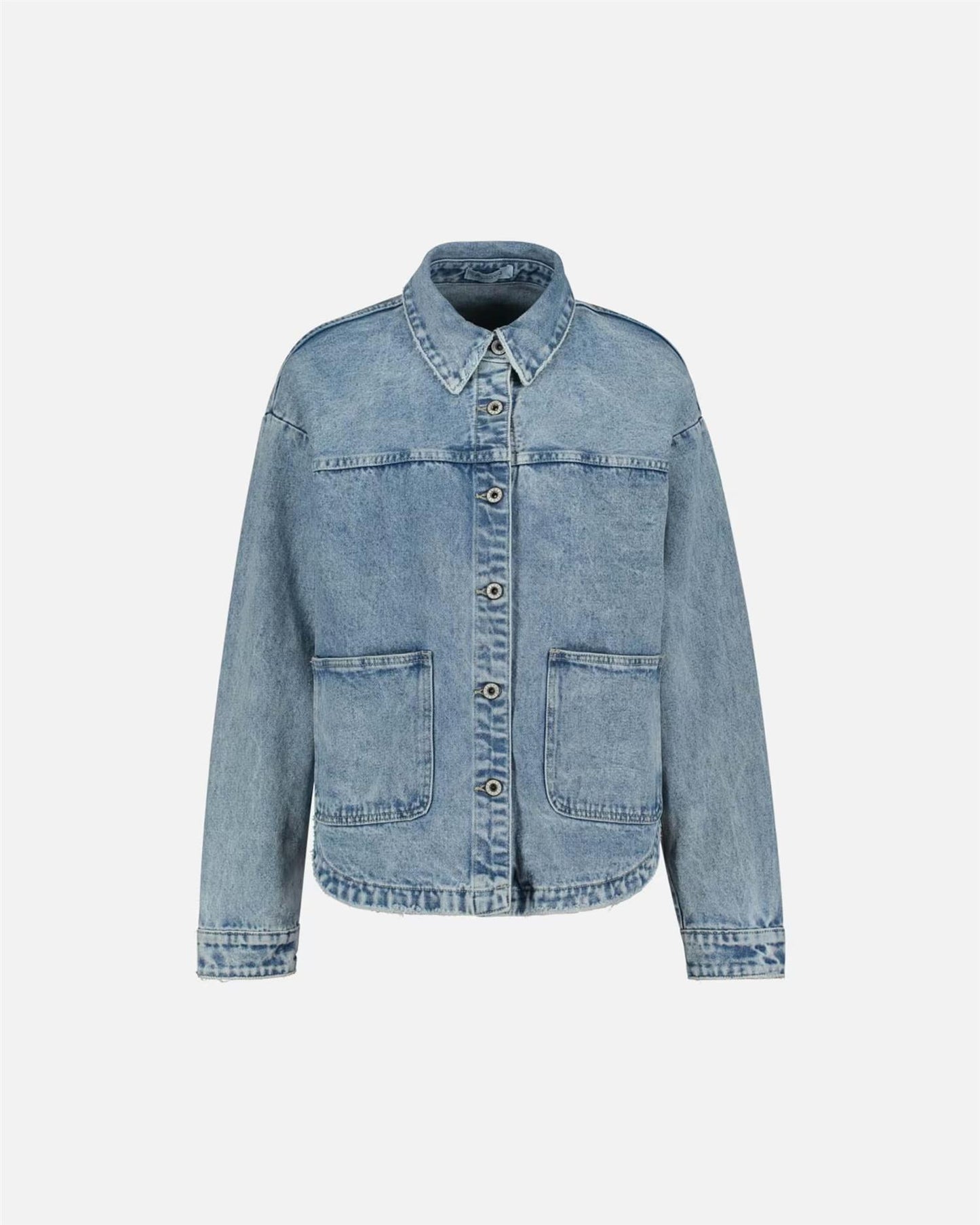 Floyd Sabrina Denimjakke Medium Jeans Blue