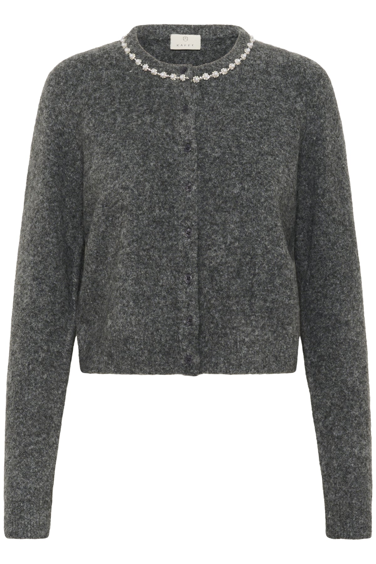 Kaffe Clothing KAroxy Cardigan Light Grey Melange
