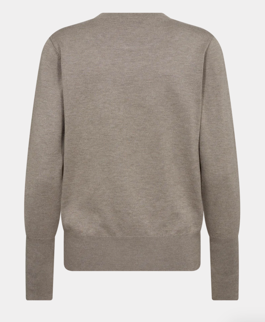 Freequent FQkatie Pullover Desert Taupe Melange