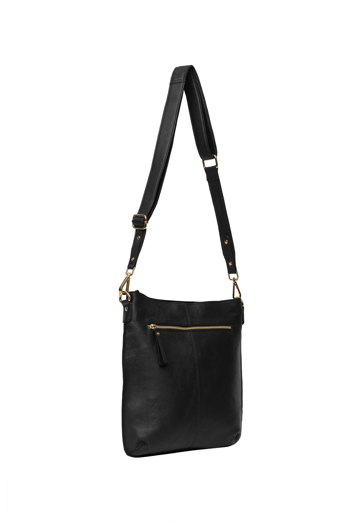 RE:DESIGNED Skinnveske Fillis Big Crossover Black 100% Skinn