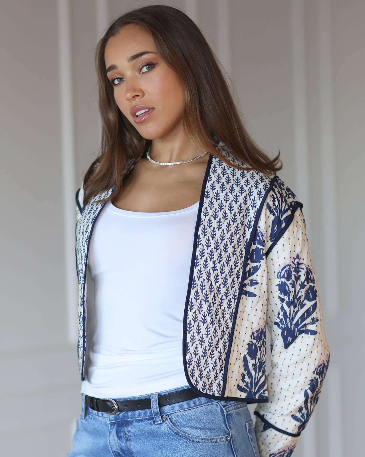 Floyd Hermana Jacket Offwhite/Blue