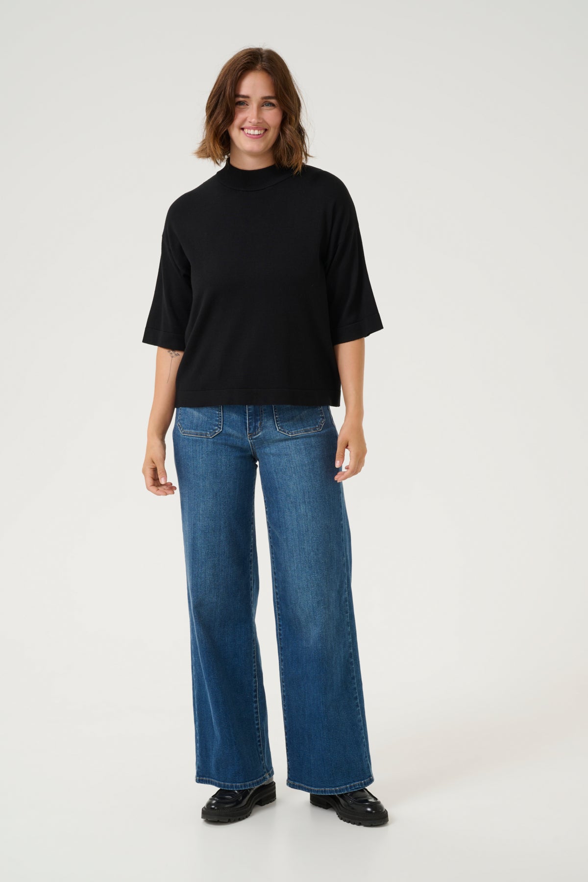 Kaffe Clothing KAlizza Turtleneck Black Deep