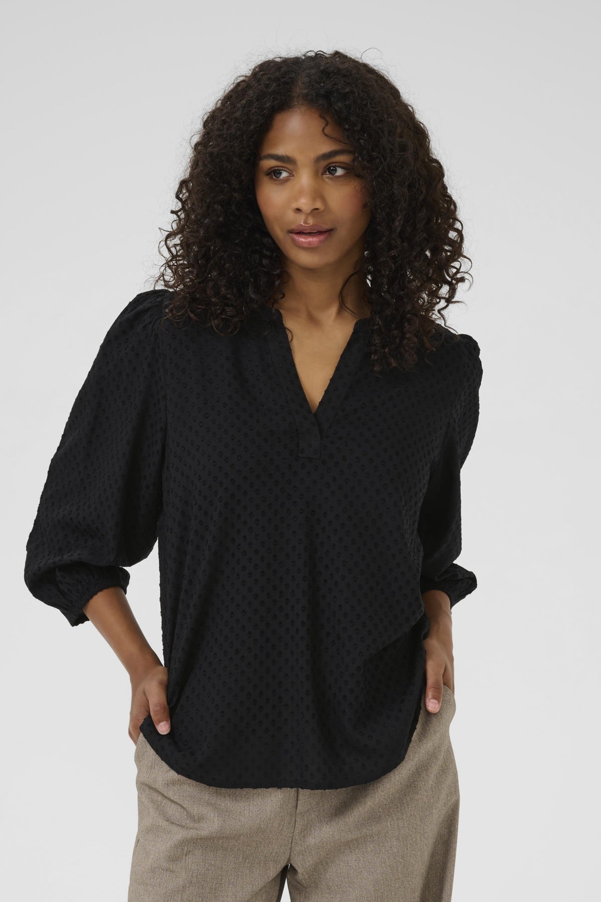 Kaffe Clothing KAannika Blouse Black Deep