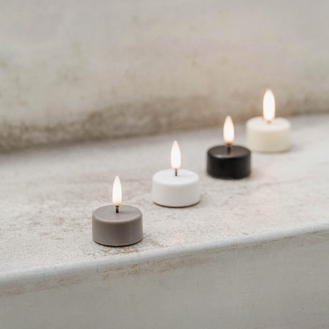 Uyuni Telys Premium 3,8 cm x 2 cm Nordic White