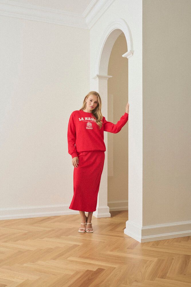 Kaffe Clothing KAberta sweatshirt True Red