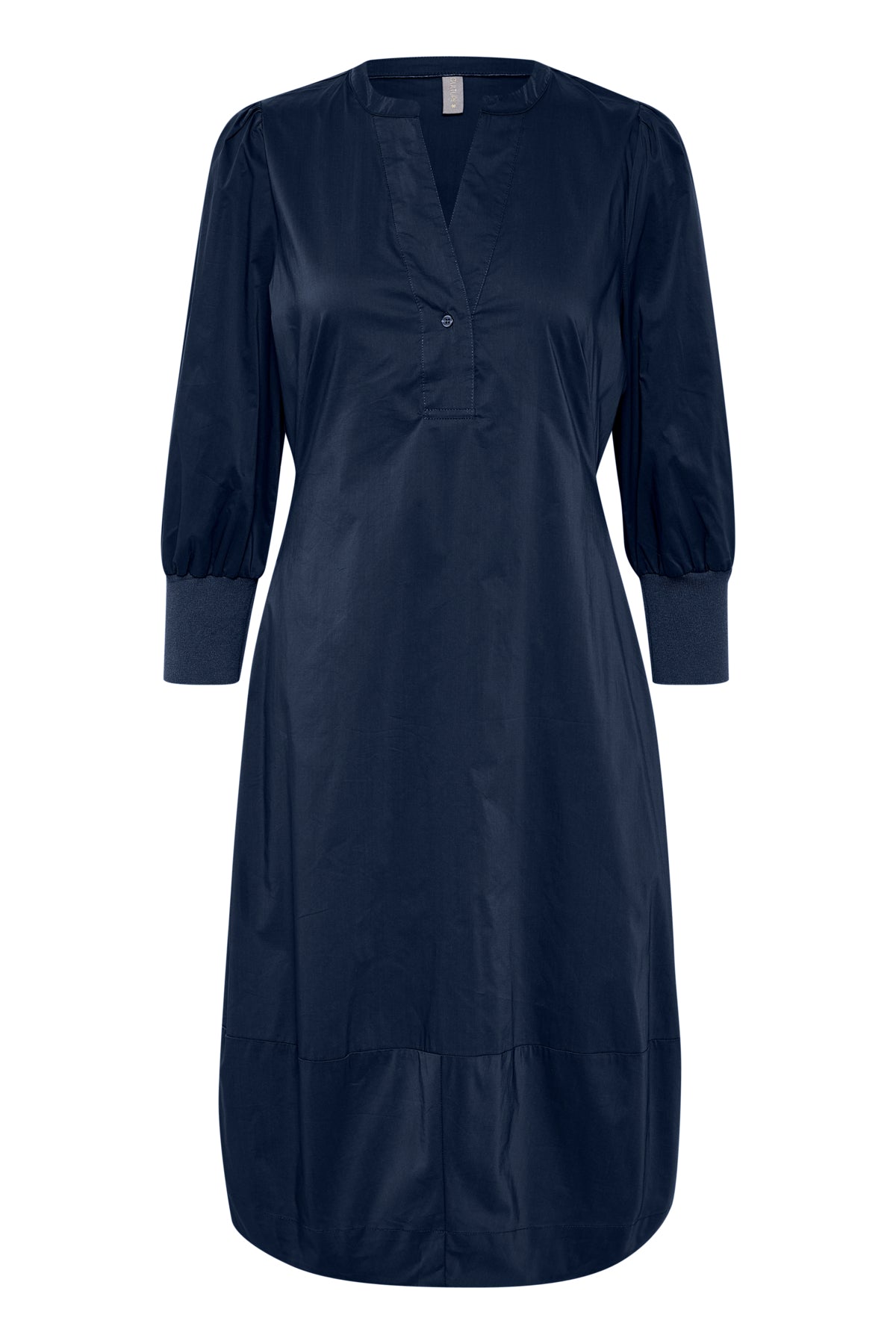 Culture CUantoinett 3/4 Sleeve Dress Blue Iris