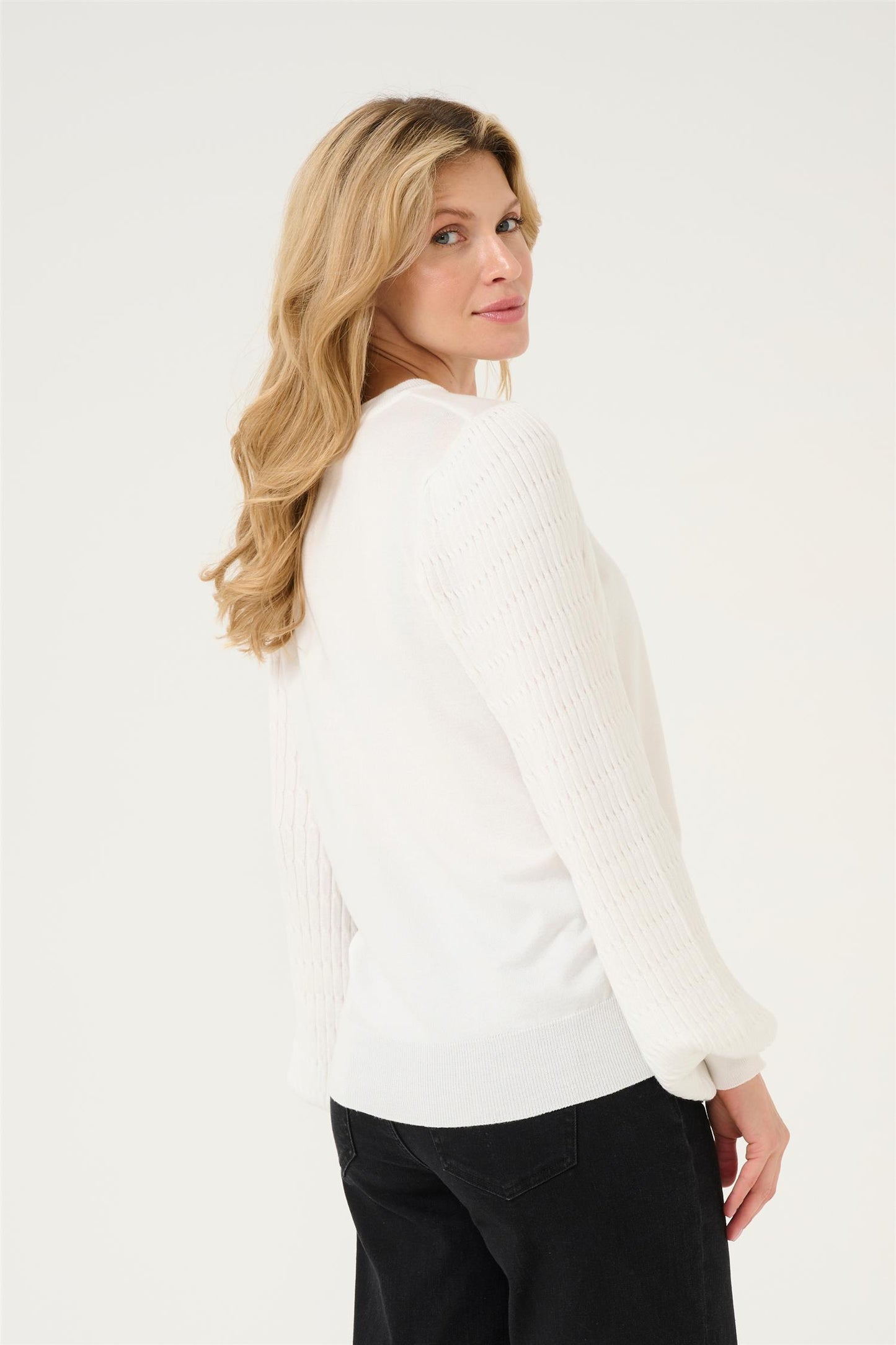 Kaffe Clothing KAnanna Pullover Chalk