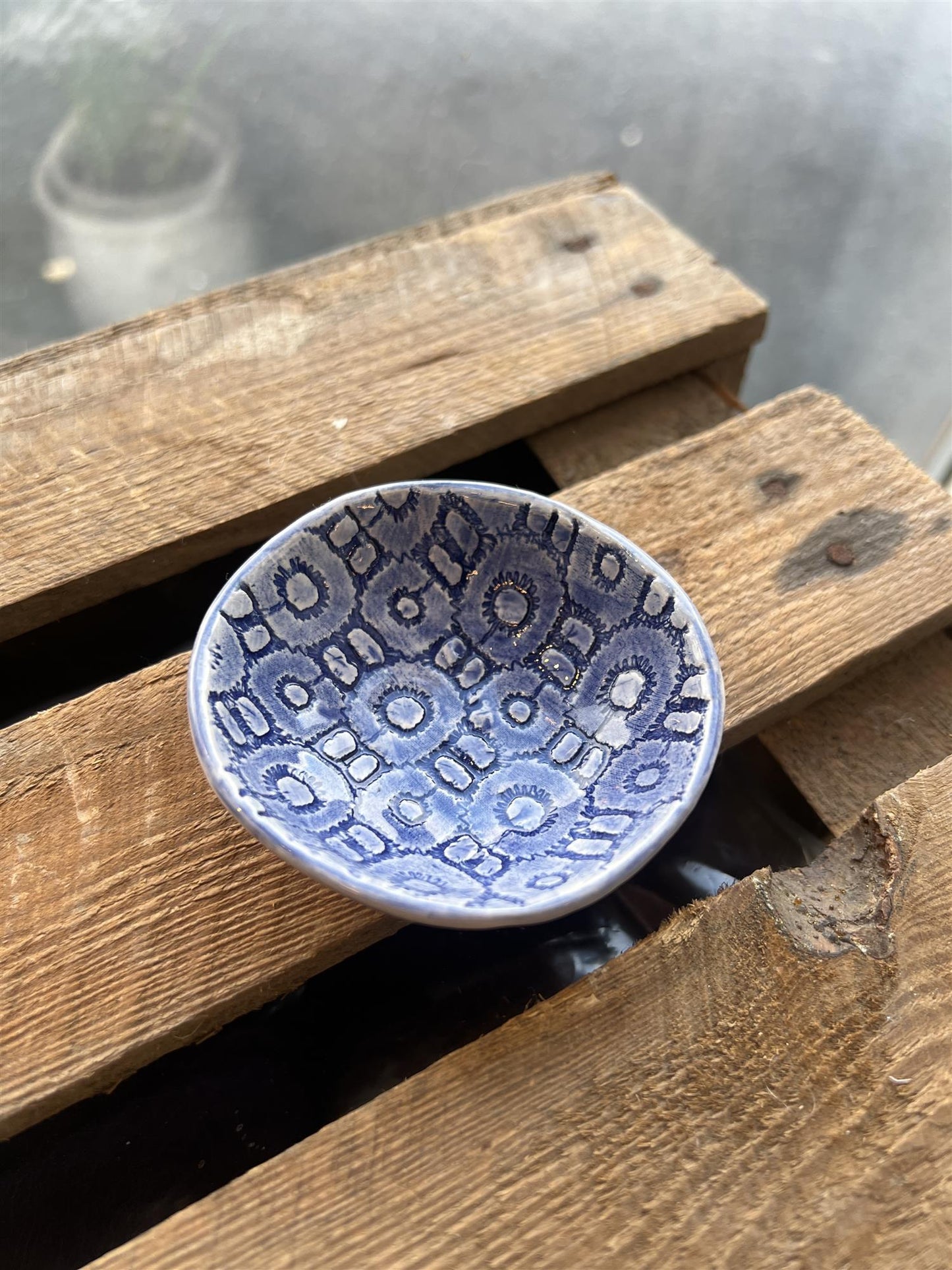 Wonki Ware Liten Skål Mørkeblå 7,5 Cm