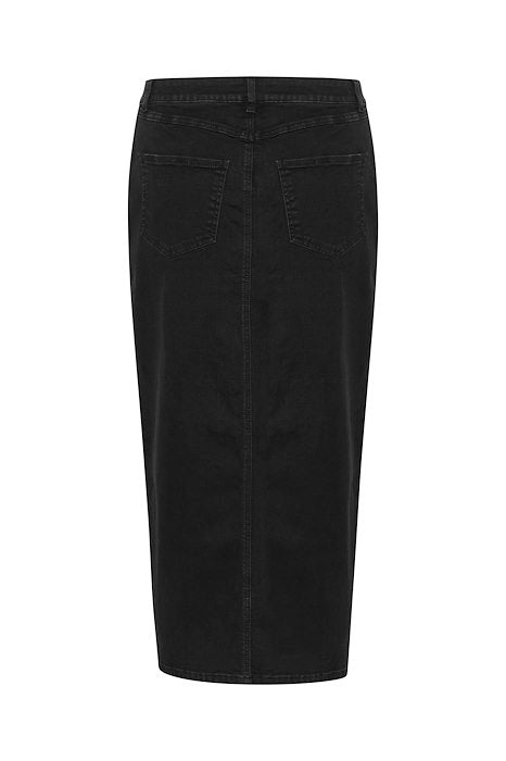Kaffe Clothing KAsinem HW Denim Skirt Black Deep