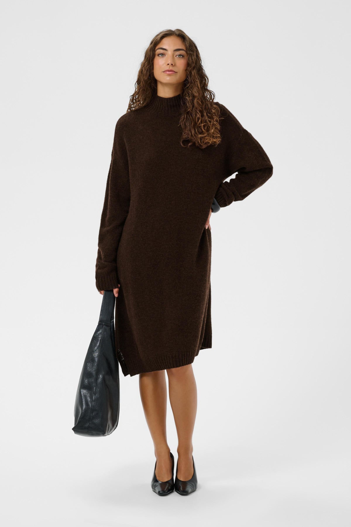 Culture CUnova Katrina Dress Coffee Bean Melange