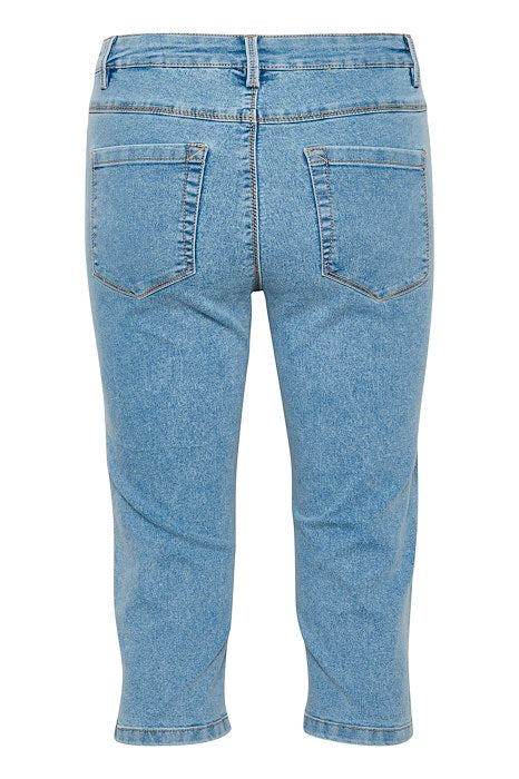 Kaffe Clothing KAvicky Capri Jeans Light Blue