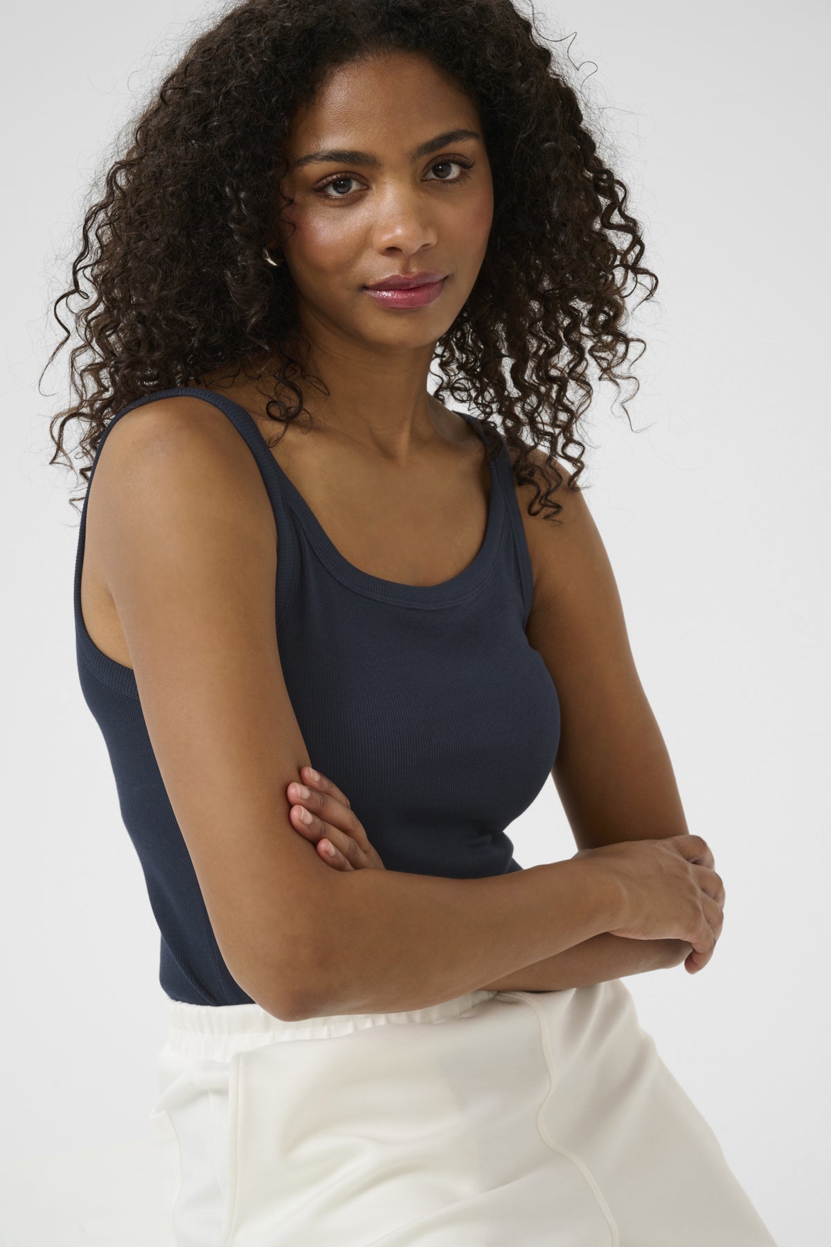 Kaffe Clothing KAcarna Tank Top Midnight Marine