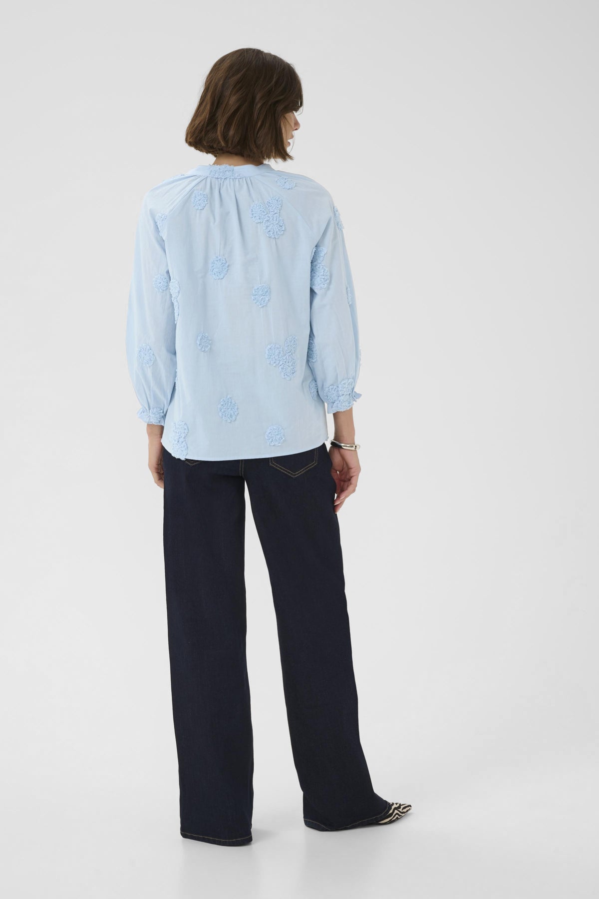 Culture CUclover Blouse Cashmere Blue