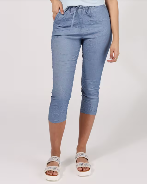 Floyd Geany Capri Uni Medium Jeans Blå