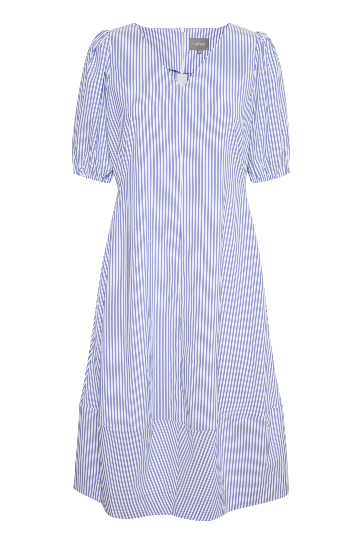 Culture CUabigail Puff SS Dress Mazarine Blue