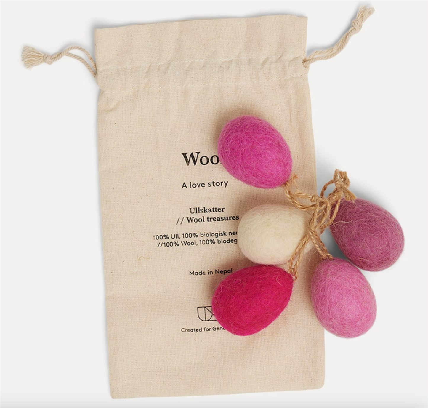 UND Ullfilt Egg Mix Rosa
