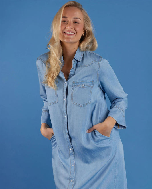 Floyd Denimkjole Avianna Lt. Blue