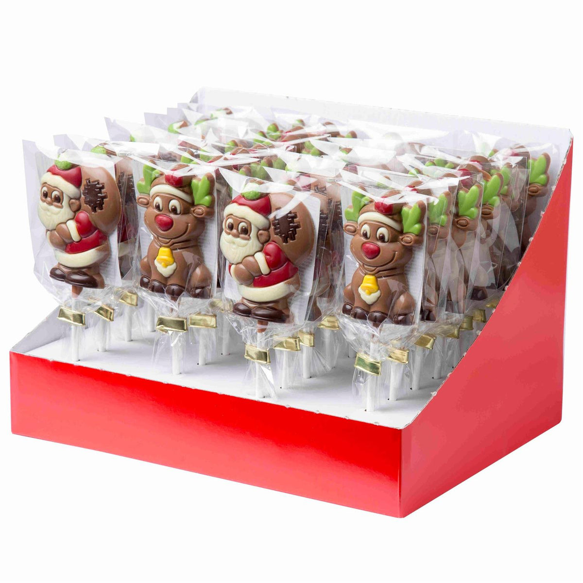 MartiChoc Sjokoladepinne med nisse eller reinsdyr (30g)