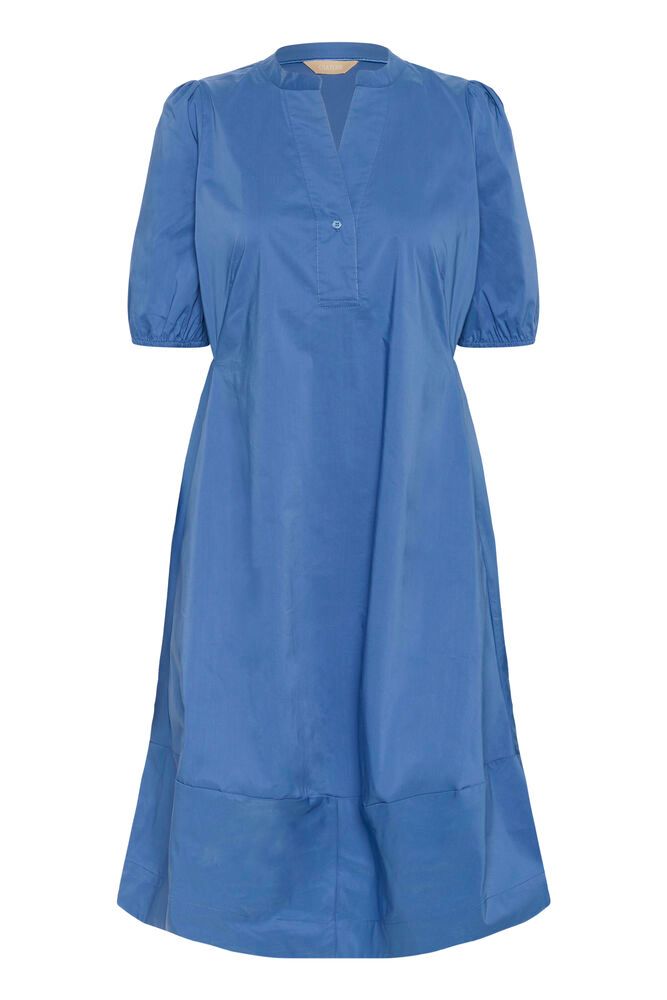 Culture CUantoinett SS Placket Dress Bijou Blue