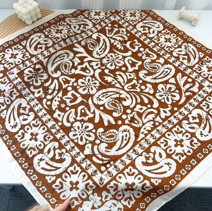 Silkeskjerf Bandanas - Nøtt