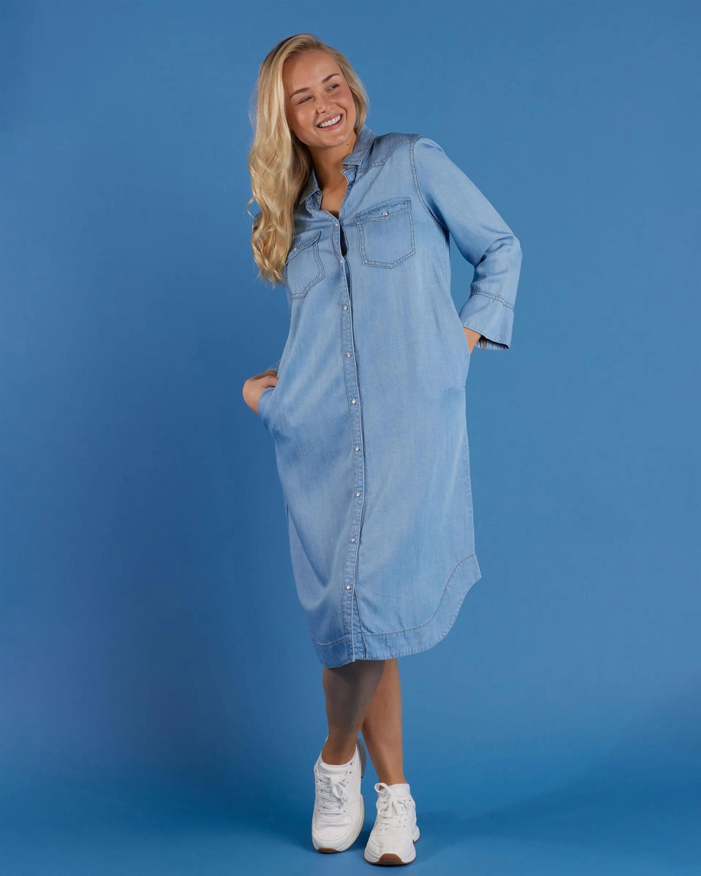 Floyd Denimkjole Avianna Lt. Blue
